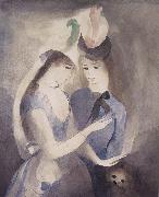 Marie Laurencin Woman and dog oil painting artist